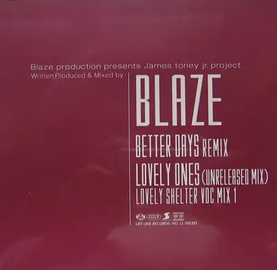 Blaze Production Presents James Toney Jr. Project - Better Days