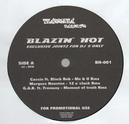 Blazin' Hot (Exclusive Jointz for DJ's only) - Vol. 1