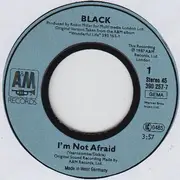 7inch Vinyl Single - Black - I'm Not Afraid