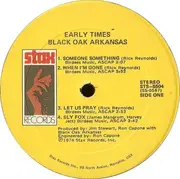 LP - Black Oak Arkansas - Early Times