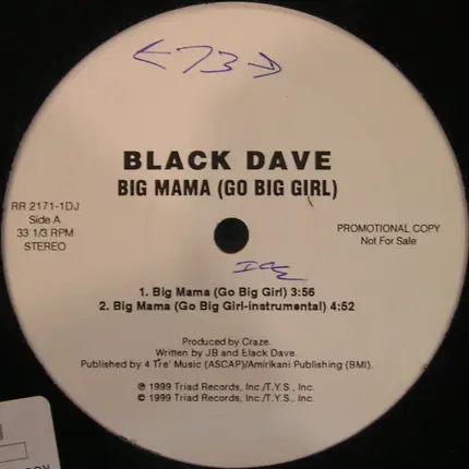 Black Dave - Big Mama