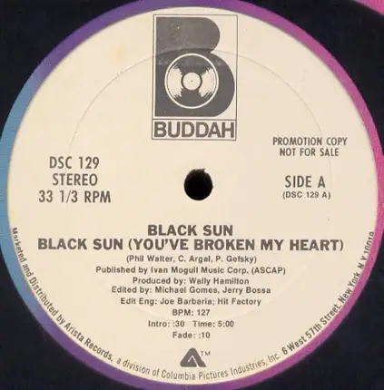 Black Sun - Black Sun (You've Broken My Heart)