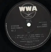 LP - Black Sabbath - Volume Two
