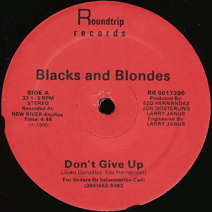 Blacks And Blondes - Don't Give Up