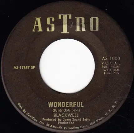 Blackwell - Wonderful / Dirty Story