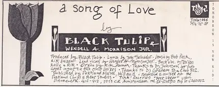 Black Tulip & Wendell Morrison - A Song Of Love
