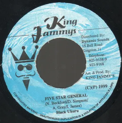 Black Uhuru - Five Star General
