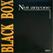 12inch Vinyl Single - Black Box - Not Anyone - Promo