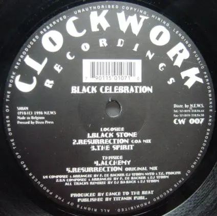 Black Celebration - Black Stone