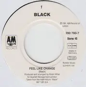 7inch Vinyl Single - Black - Feel Like Change - White paper labels