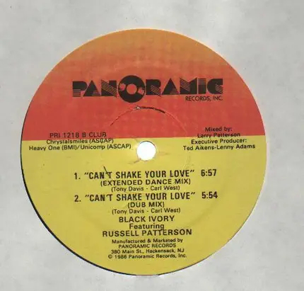 Black Ivory Feat. Russell Patterson - Can't Shake Your Love