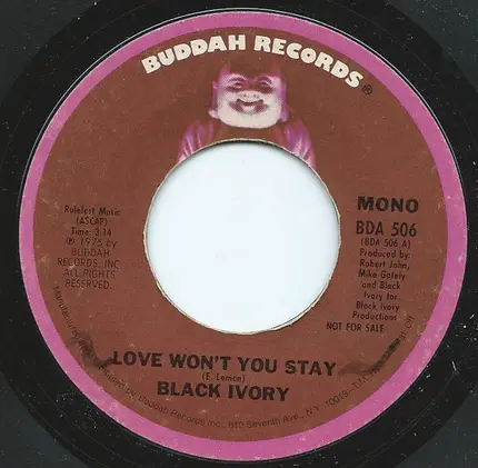 Black Ivory - Love Won't You Stay