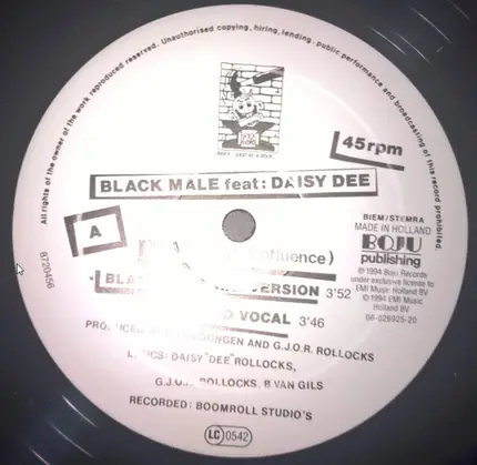 Black Male Feat: Daisy Dee - Yeah Yeah (Influence)