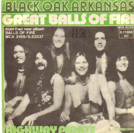 Black Oak Arkansas - Great Balls Of Fire