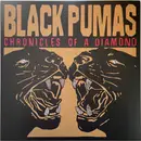 LP - Black Pumas - Chronicles Of A Diamond - Clear Vinyl, Poster