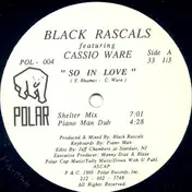 Black Rascals - So In Love