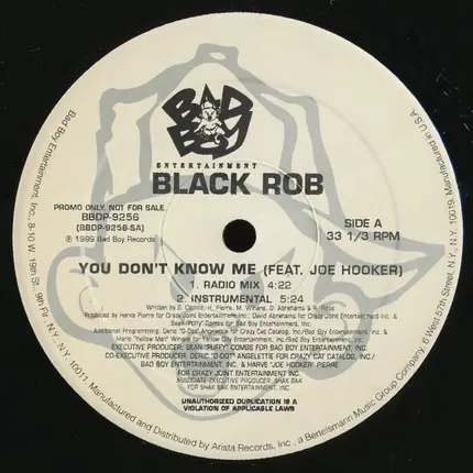 Black Rob - You Don't Know Me