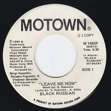 Black Russian - Leave Me Now