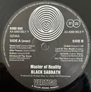 LP - Black Sabbath - Master Of Reality - German Vertigo Swirl