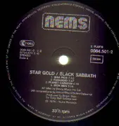 Double LP - Black Sabbath - Star Gold