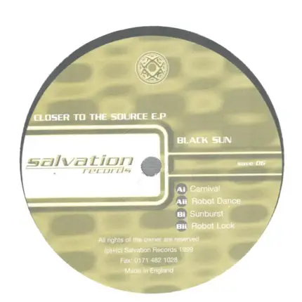 Black Sun - Closer To The Source E.P