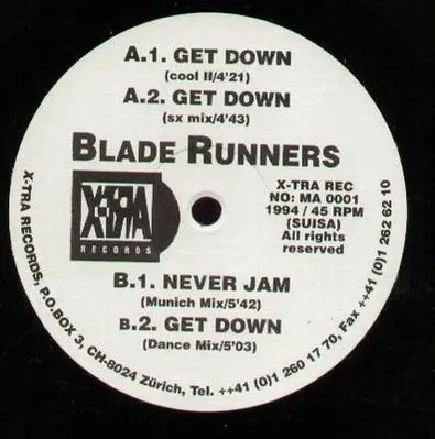 Blade Runners - Get down / Never Jam