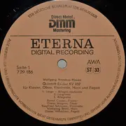 LP - Bläservereinigung Berlin , Bernd Casper , Wolfgang Amadeus Mozart - Quintett KV 452 / Trio KV 498