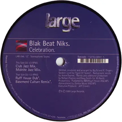 Blak Beat Niks - Celebration