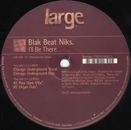 Blak Beat Niks - I'll Be There