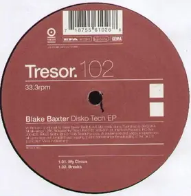 Blake Baxter - Disko Tech ep