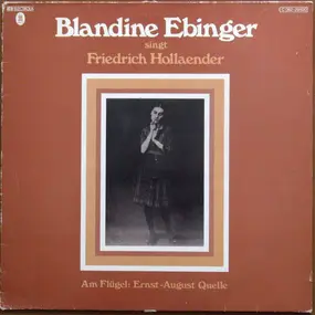Blandine Ebinger - Singt Friedrich Hollaender