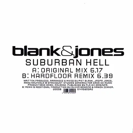 Blank & Jones - Suburban Hell