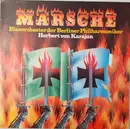 Double LP - Blasorchester der Berliner Philharmoniker , Herbert von Karajan - Preussische Und Österreichische Märsche - incomplete! only record 1