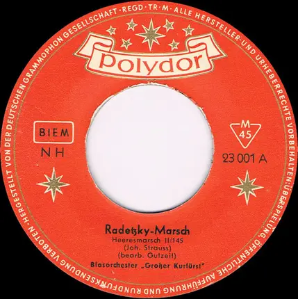Blasorchester 'Großer Kurfürst' - Radetzky-Marsch / Alte Kameraden