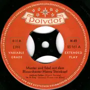 7inch Vinyl Single - Blasorchester Hanns Steinkopf - Munter Und Fidel - EP