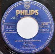 7inch Vinyl Single - Blasorchester Hans Freese Ltg.: Hans Freese , Will Höhne M. D. Sigi-Stenford-Sextett - Geburtstagsständchen / Ich Wünsch' Dir Zum Geburtstag Alles Gute