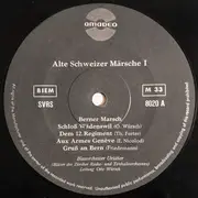 10'' - Blasmusik Uristier - Alte Schweizer Märsche I - Mono