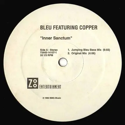 Bleu Featuring Copper - Inner Sanctum