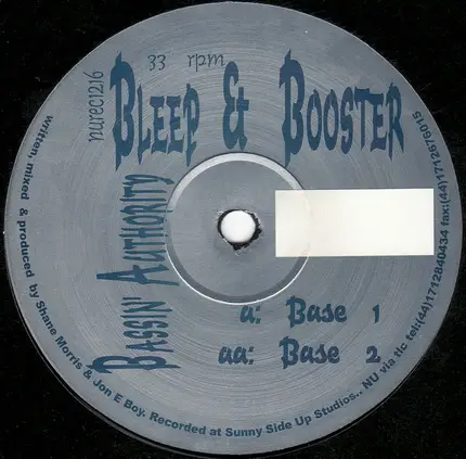 Bleep & Booster - Bassin' Authority