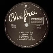 LP - Bleifrei - Spiegelbilder - rare german private blues rock