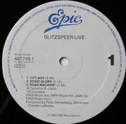 LP - Blitzspeer - Blitzspeer Live