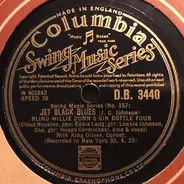 Blind Willie Dunn & His Gin Bottle Four - Jet Black Blues / Blue Blood Blues
