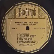 LP - Blind Blake - 1926-1930 That Lovin' I Crave