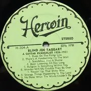 LP - Blind Joe Taggart - A Guitar Evangelist 1926 To 1931