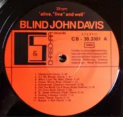 LP - Blind John Davis - Alive,'Live' And Well