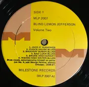 LP - Blind Lemon Jefferson - Volume Two