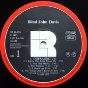 LP - Blind John Davis - Blind John Davis