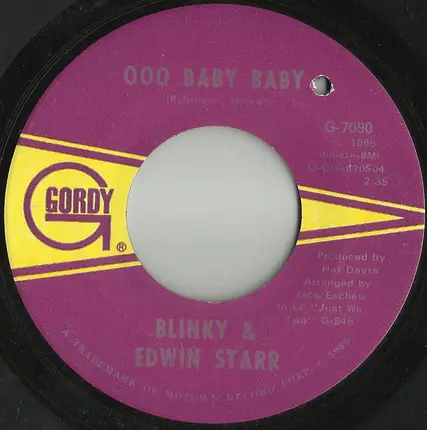Blinky & Edwin Starr - Oh How Happy / Ooo Baby Baby