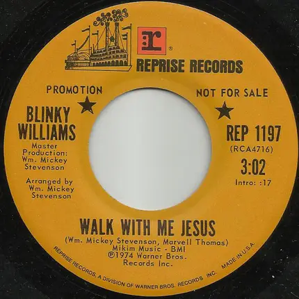 Blinky - Walk With Me Jesus