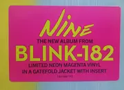 LP - Blink-182 - Nine - Limited Edition, Magenta Neon, Gatefold, Insert